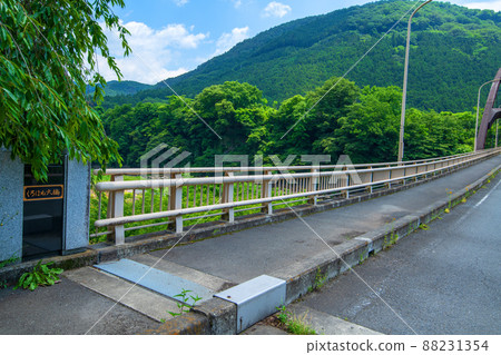 渡瀨溪谷，近水沼站，黑根大橋，荒神山方向，初夏風景 88231354