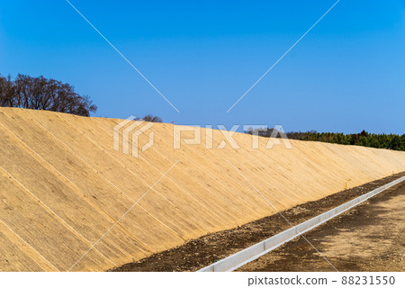 Embankment maintenance Water control measures and embankment construction of riverbed Tokigawa 2022.03 i-2 High saturation 88231550
