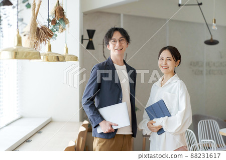 Two working people Two working people 88231617
