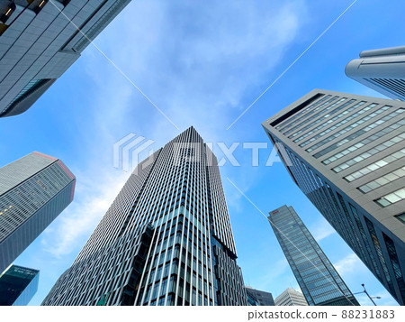 Buildings and blue sky Buildings and blue sky 88231883