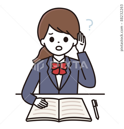Student Female Class Female High School Student Deafness 88232263