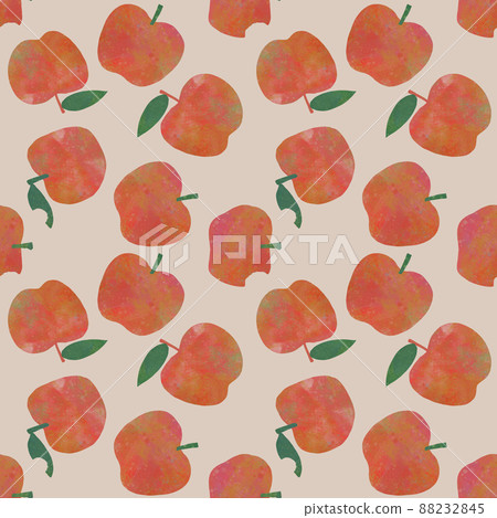 Rakugaki-style apple pattern illustration Rakugaki-style apple pattern illustration 88232845