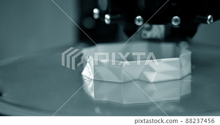 3d printing printer close-up model abstract close-up. 3d printing printer close-up model abstract close-up. 88237456