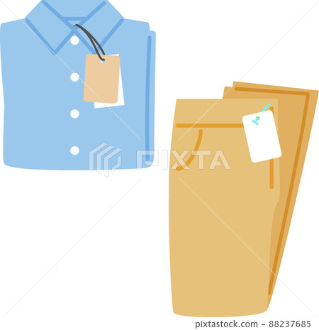 標記的襯衫和褲子 88237685