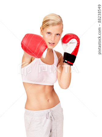 You are so much stronger than you think. Shot of a beautiful female boxer. You are so much stronger than you think. Shot of a beautiful female boxer. 88238549