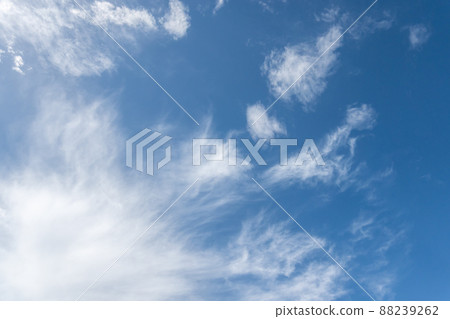 Blue sky sky background background material 88239262