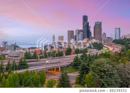 View of downtown Seattle skyline View of downtown Seattle skyline 88239331