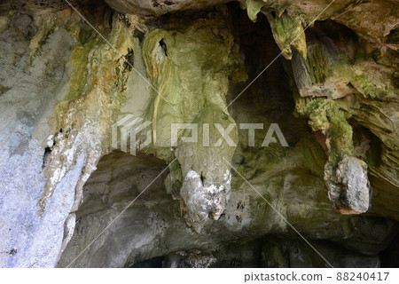 Urai Thong Cave is a cross limestone cave . There are three caves in the mountain, La-ngu district,Satun Province, Thailand Urai Thong Cave is a cross limestone cave . There are three caves in the mountain, La-ngu district,Satun Province, Thailand 88240417