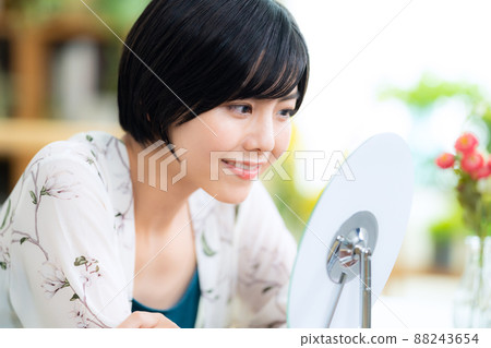 女性美容護膚植物生命生活 88243654