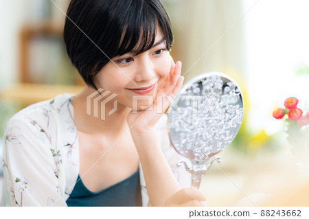 女性美容護膚植物生命生活 88243662