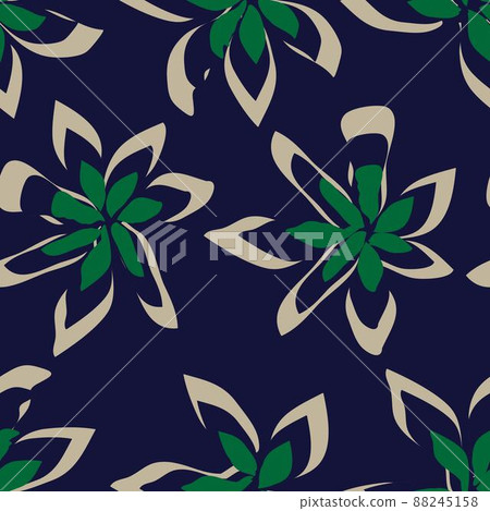 Floral Brush strokes Seamless Pattern Design Floral Brush strokes Seamless Pattern Design 88245158