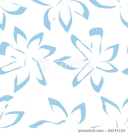 Floral Brush strokes Seamless Pattern Design Floral Brush strokes Seamless Pattern Design 88245159