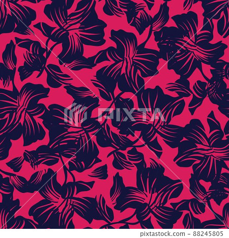Floral Seamless Pattern Design Background Floral Seamless Pattern Design Background 88245805