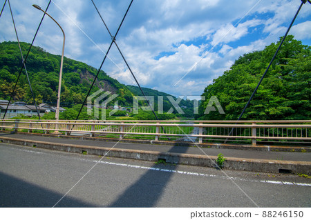 渡瀨溪谷，近水沼站，黑根大橋，初夏風景 88246150