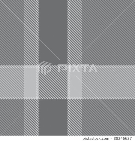 Black and White Asymmetric Plaid textured Seamless Pattern 88246627