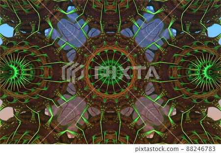 3D illustration of virtual scenery 88246783