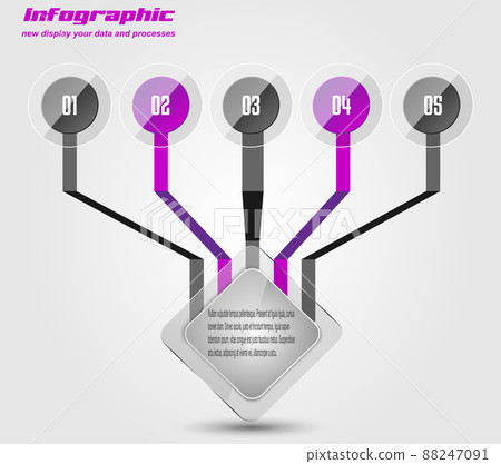 Infographic template for modern data visualization and ranking Infographic template for modern data visualization and ranking 88247091