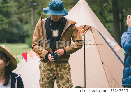 camp, camping, person 88247235