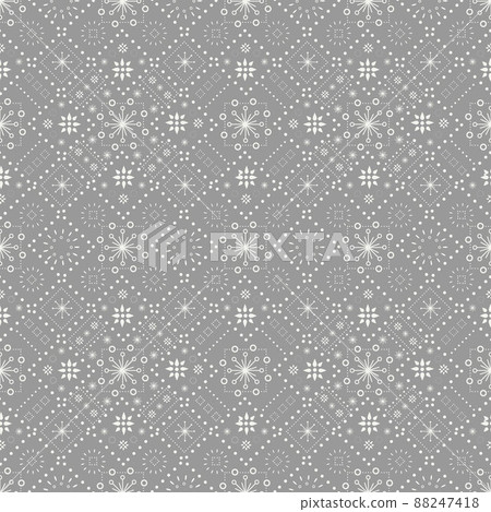 Decorated Christmas pattern. vector illustration 88247418