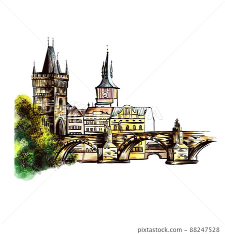Charles Bridge in Prague 88247528