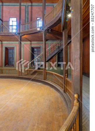 Whirling Dervishes Ceremony hall at the Mevlevi Tekke, Cairo, Egypt Whirling Dervishes Ceremony hall at the Mevlevi Tekke, Cairo, Egypt 88247707