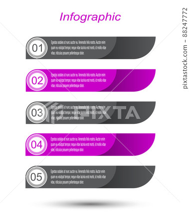 Infographics banners for web layout. 88247772