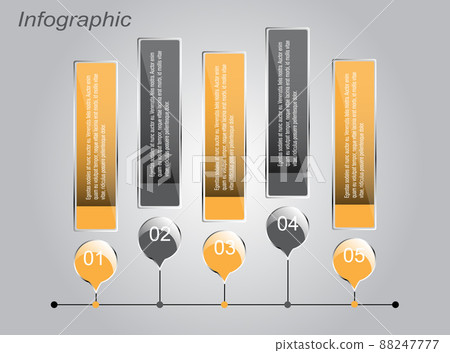 Infographic template for modern data visualization and ranking Infographic template for modern data visualization and ranking 88247777