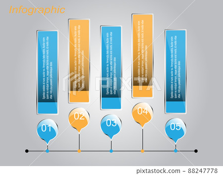 Infographic template for modern data visualization and ranking Infographic template for modern data visualization and ranking 88247778