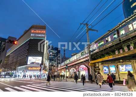 日本東京市容取消的第二天有樂町站前廣場（防止蔓延）= 3月23日 88249326
