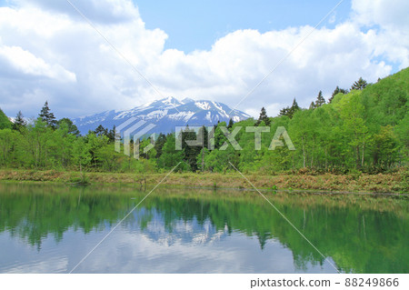 初夏從野木峠看到的乘鞍山 初夏從野木峠看到的乘鞍山 88249866