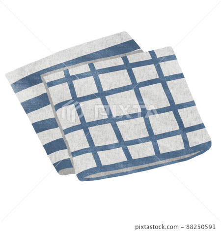 Illustration of gauze handkerchief 88250591