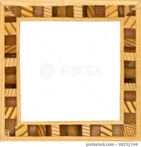 Wooden marquetry frame, wooden frame made of a combination of different woods Wooden marquetry frame, wooden frame made of a combination of different woods 88252144