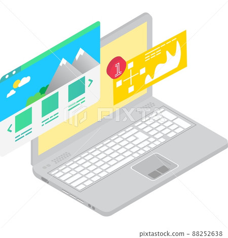 Site development responsive web design vector icon Site development responsive web design vector icon 88252638