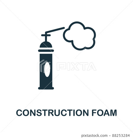 Construction Foam icon. Simple element from construction collection. Creative Construction Foam icon for web design, templates, infographics and more 88253284