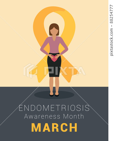 National Endometriosis Awareness Month march - Stock Illustration  [88254777] - PIXTA