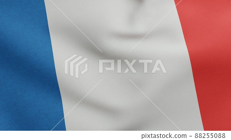 National flag of France waving 3D Render, drapeau francais tricolour or French Tricolour, ancient French colour or cockade of France, flag French Republic National flag of France waving 3D Render, drapeau francais tricolour or French Tricolour, ancient French colour or cockade of France, flag French Republic 88255088