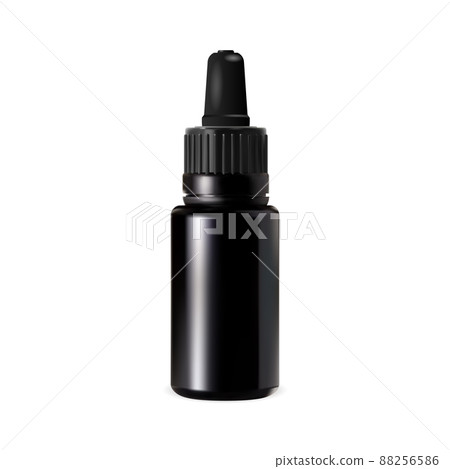 Cosmetic oil dropper bottle mock up. Serum flask 88256586