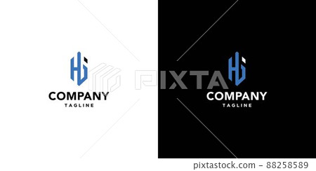 Modern and professional HG letter initials logo design Modern and professional HG letter initials logo design 88258589