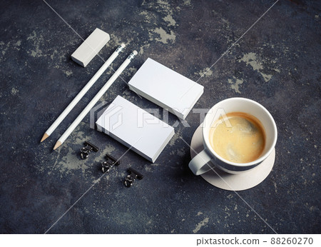 Stationery and coffee cup Stationery and coffee cup 88260270