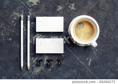 Coffee cup, blank stationery Coffee cup, blank stationery 88260272