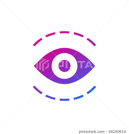 blepharoplasty icon, plastic surgery vector 88260618