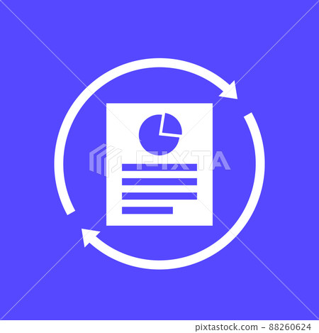 update report, document icon for web update report, document icon for web 88260624
