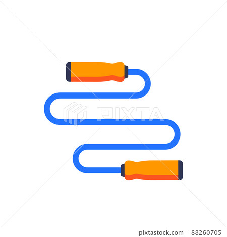 jump rope isolated on white, vector design jump rope isolated on white, vector design 88260705