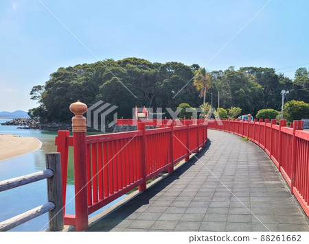 照島神社（薩摩燒創始人的第一個登陸地）鹿兒島縣市菊紫金野市 88261662