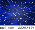 Digital background with white squares, blue rays. 88262456