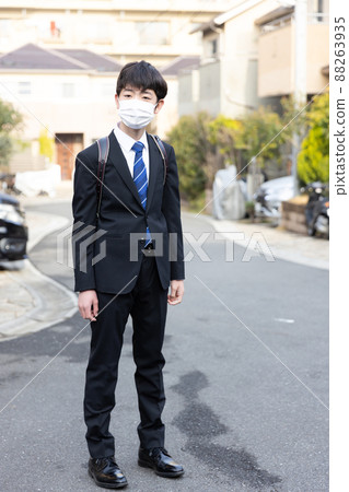 Boy graduating from elementary school 88263935
