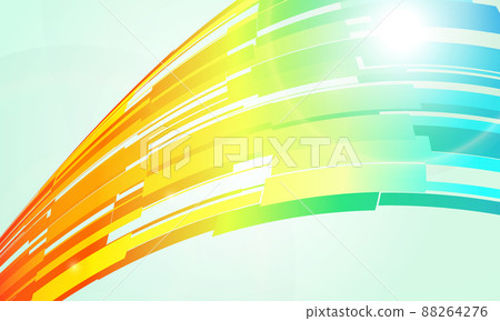 Rainbow gradient digital background Rainbow gradient digital background 88264276