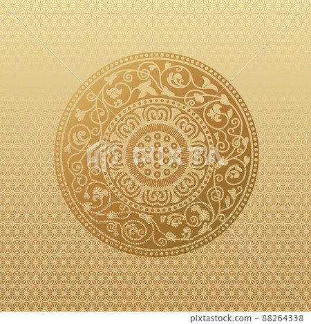 Korean traditional tile pattern - Stock Illustration [88264338] - PIXTA
