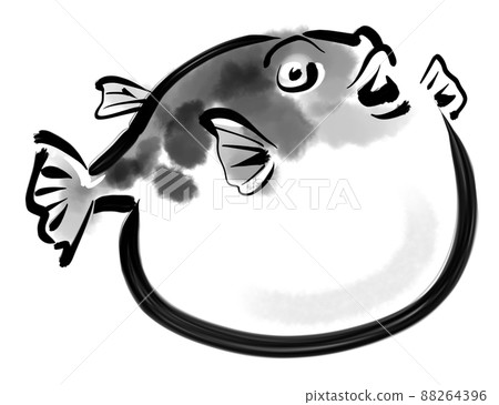 Fugu sumi-e 88264396