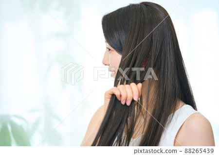 美麗的女人，頭髮 88265439